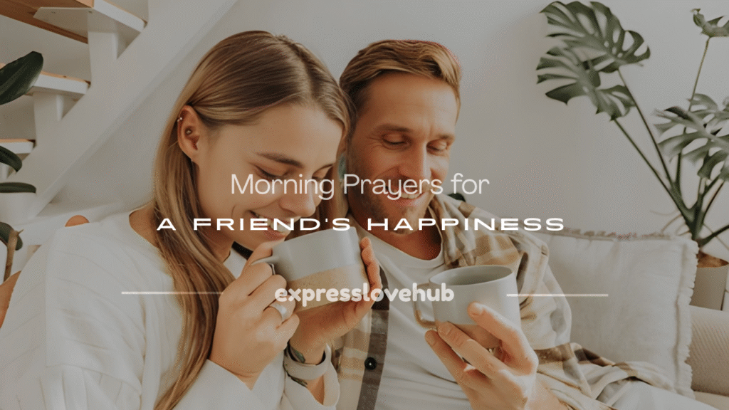 a morning prayers for a friend