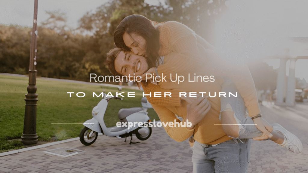 come back pick up lines