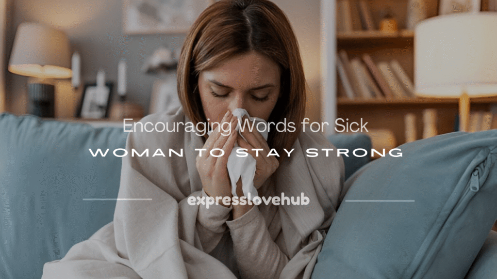 encouraging words for sick woman