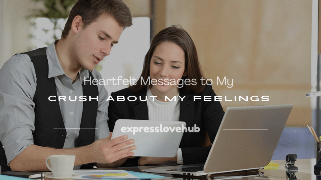 a messages to my crush about my feelings