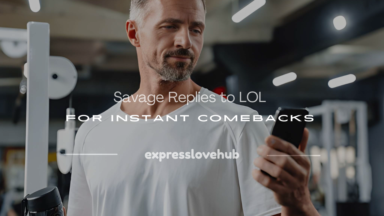 how do i respond to lol