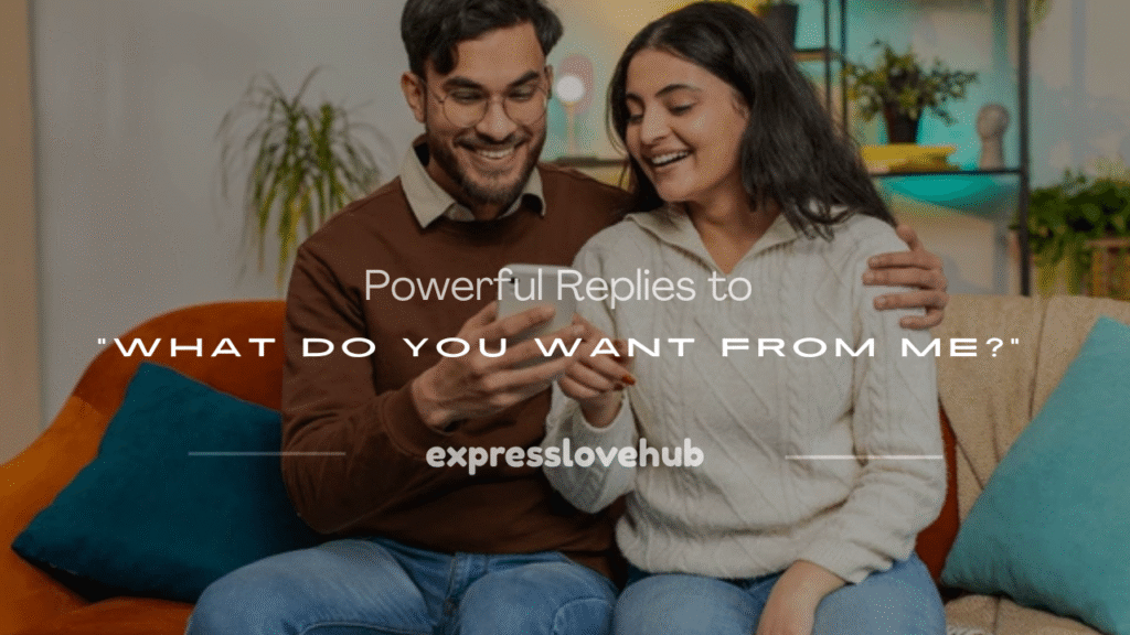 what do you want from me 