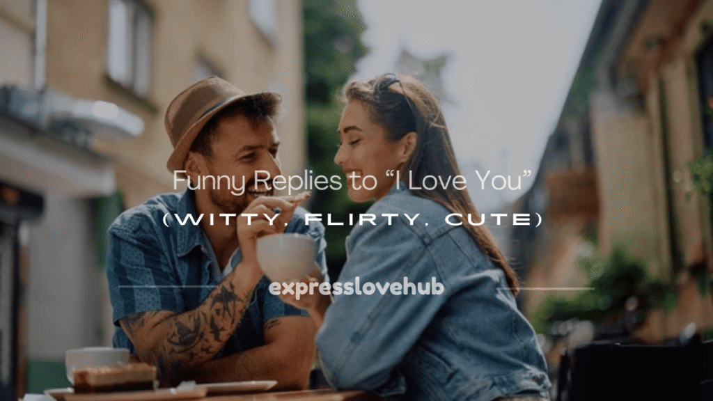 funny reply to i love you