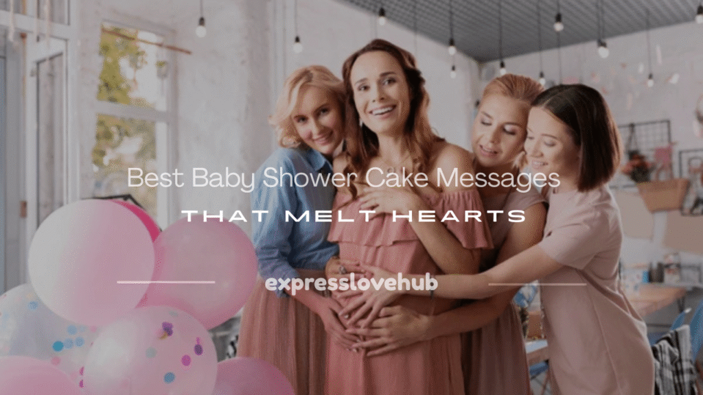baby shower cake messages