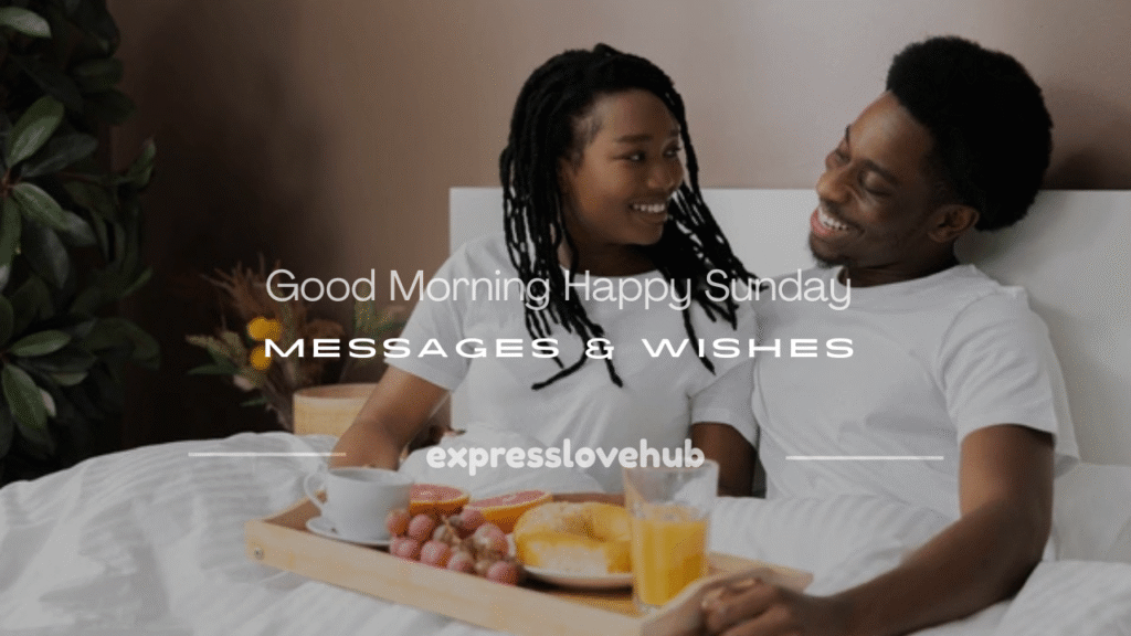 good morning happy sunday