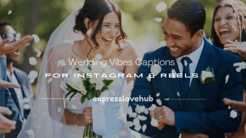 wedding vibes captions for instagram