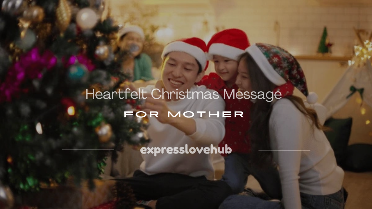 christmas message for mother