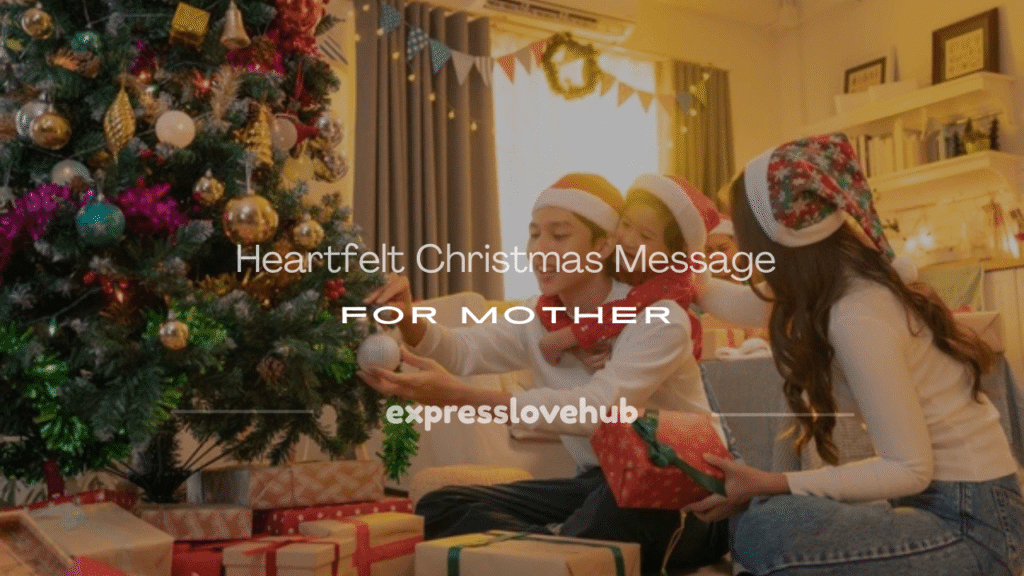 christmas message for mother
