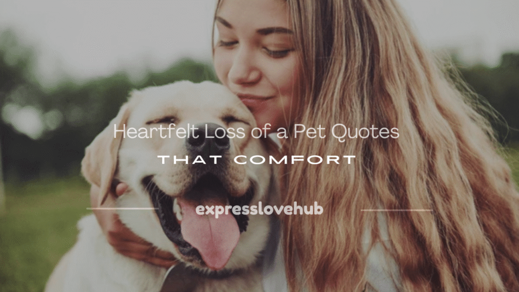 loss of a pet quotes