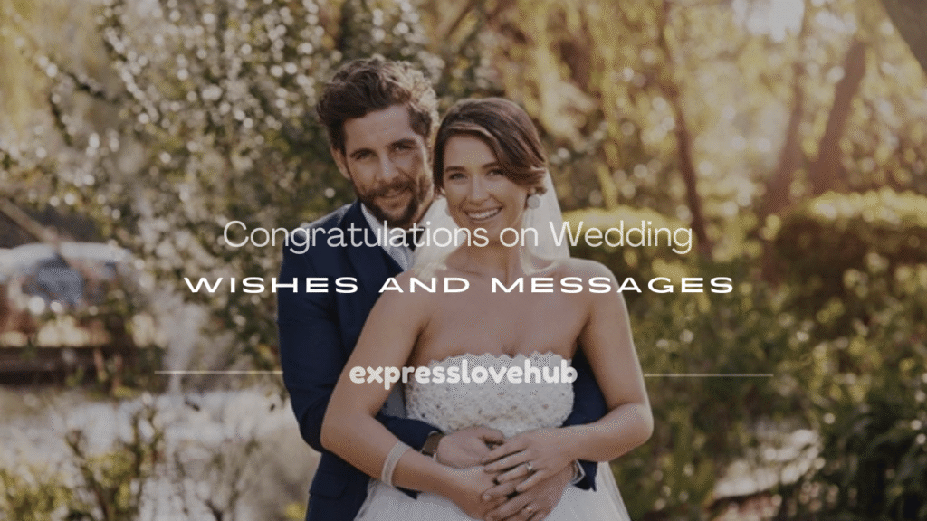 congratulations on wedding wishes