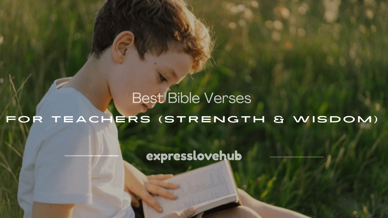 bible verses for teachers