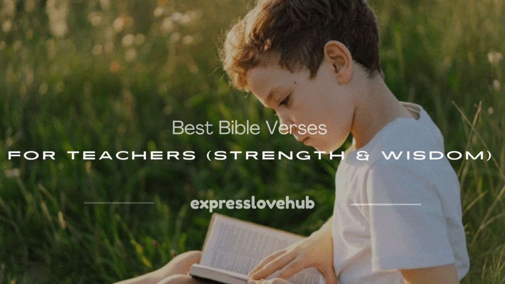 bible verses for teachers