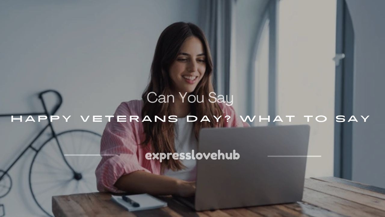 can you say happy veterans day