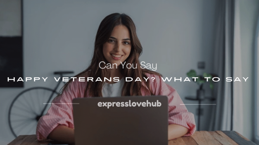 can you say happy veterans day