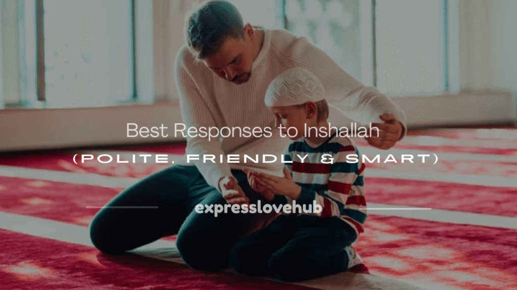 response to inshallah